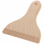 Solid beech wood scraper