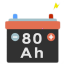 80 Ah (80 Amperes) battery