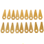 Kit of 18 blades for robot lawn mowers