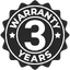 3-year warranty